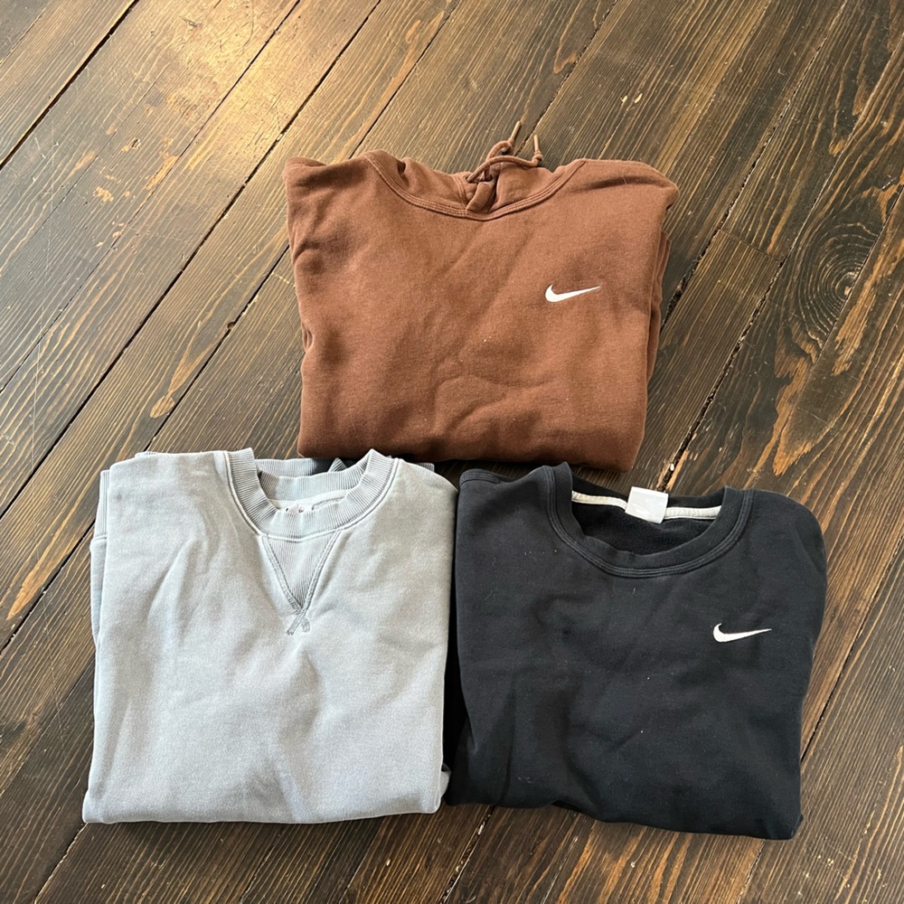 bundle of sweatshirts